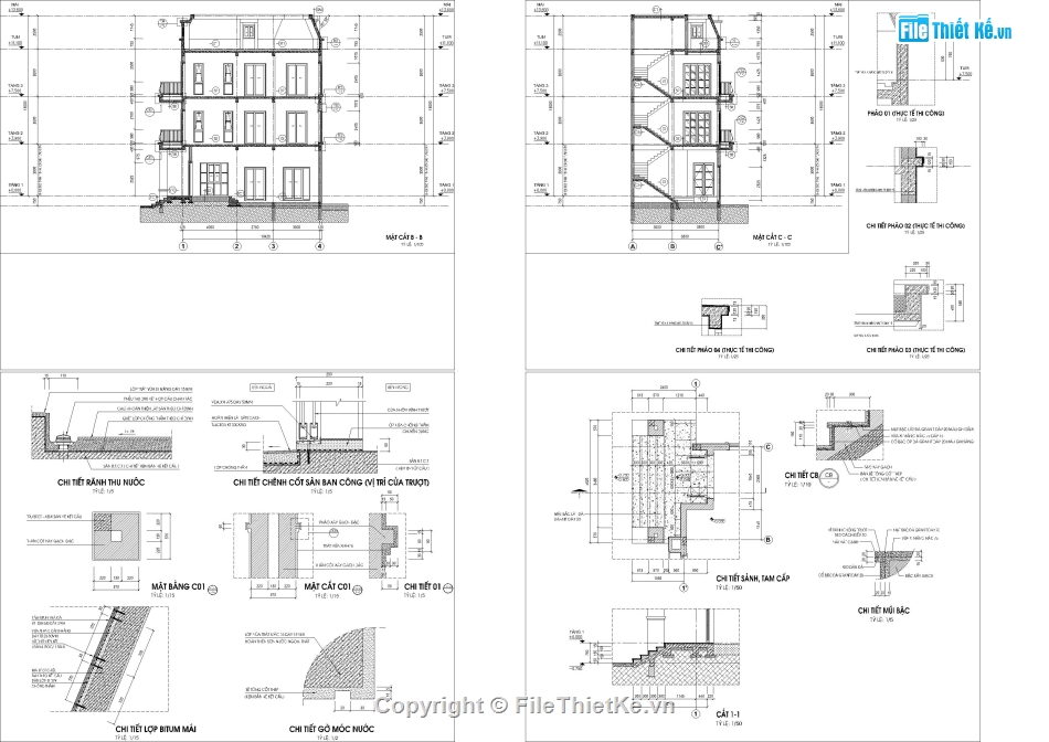 biệt thự tân cổ điển,Bản vẽ kiến trúc biệt thự,Mẫu biệt thự đẹp,Bản vẽ thiết kế biệt thự,biệt thự song lập,Bản vẽ biệt thự đẹp